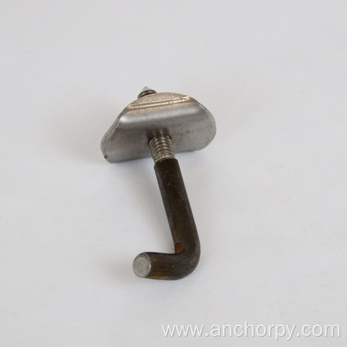 Refractory stainless steel screw anchor